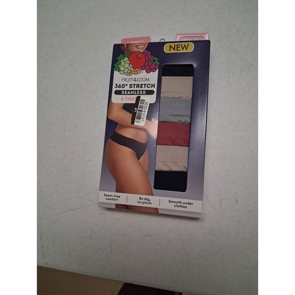 Fruit of the Loom 360 Stretch Seamless 6 Thongs